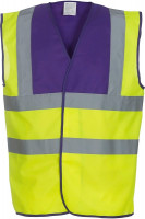 Lila / Hi Vis Gelb